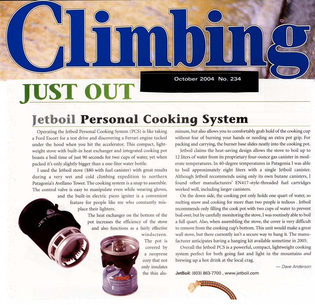 Climbing Magazine gear review